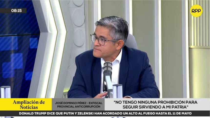 Domingo Pérez confirma que integra equipo técnico de Roberto Sánchez: “creo que puedo seguir sirviendo a mi patria”