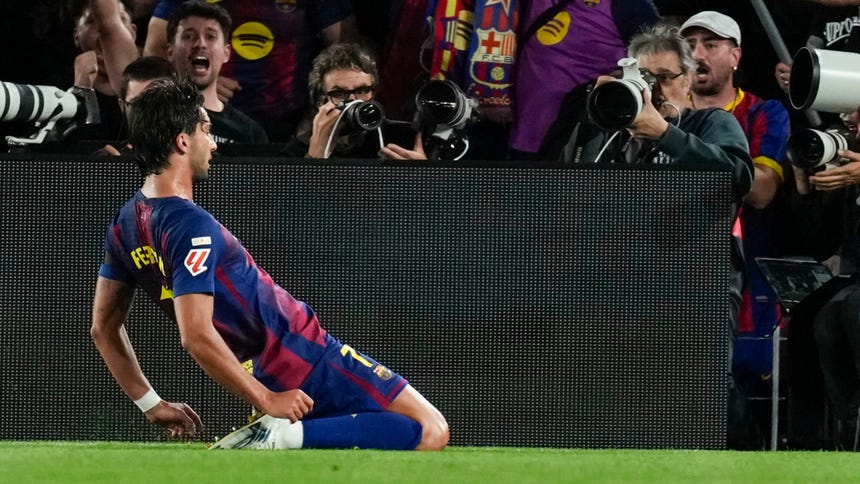 ¡Huele a campeón! Ferrán marcó el 2-0 del Barcelona en el Camp Nou [VIDEO]