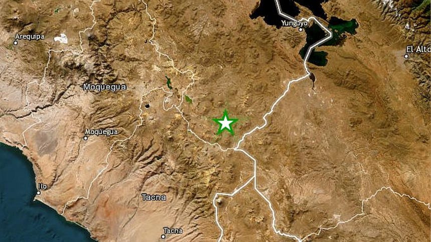 Un sismo de magnitud 4.2 remeció la región Puno esta tarde