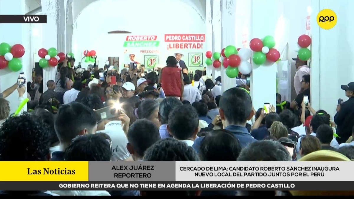 Roberto Sánchez inaugura nuevo local de Juntos por el Perú