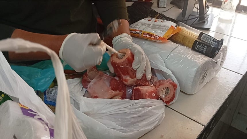 Arequipa: hallan marihuana oculta en trozos de osobuco durante ingreso de visita al penal de Camaná