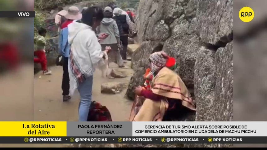 Cusco: alertan presunto comercio ambulatorio dentro de la ciudadela de Machu Picchu [VIDEO]