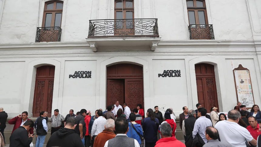 Acción Popular: denuncian que desconocidos ingresaron por la fuerza a local partidario tras elecciones internas