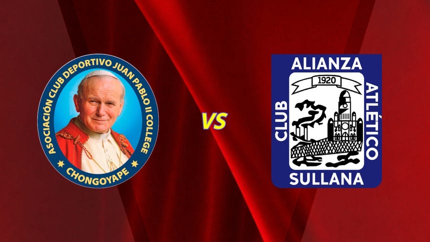 Juan Pablo II vs Alianza Atlético EN VIVO: ¿a qué hora juegan y cómo ver partido por fecha 15 del Torneo Apertura 2026?