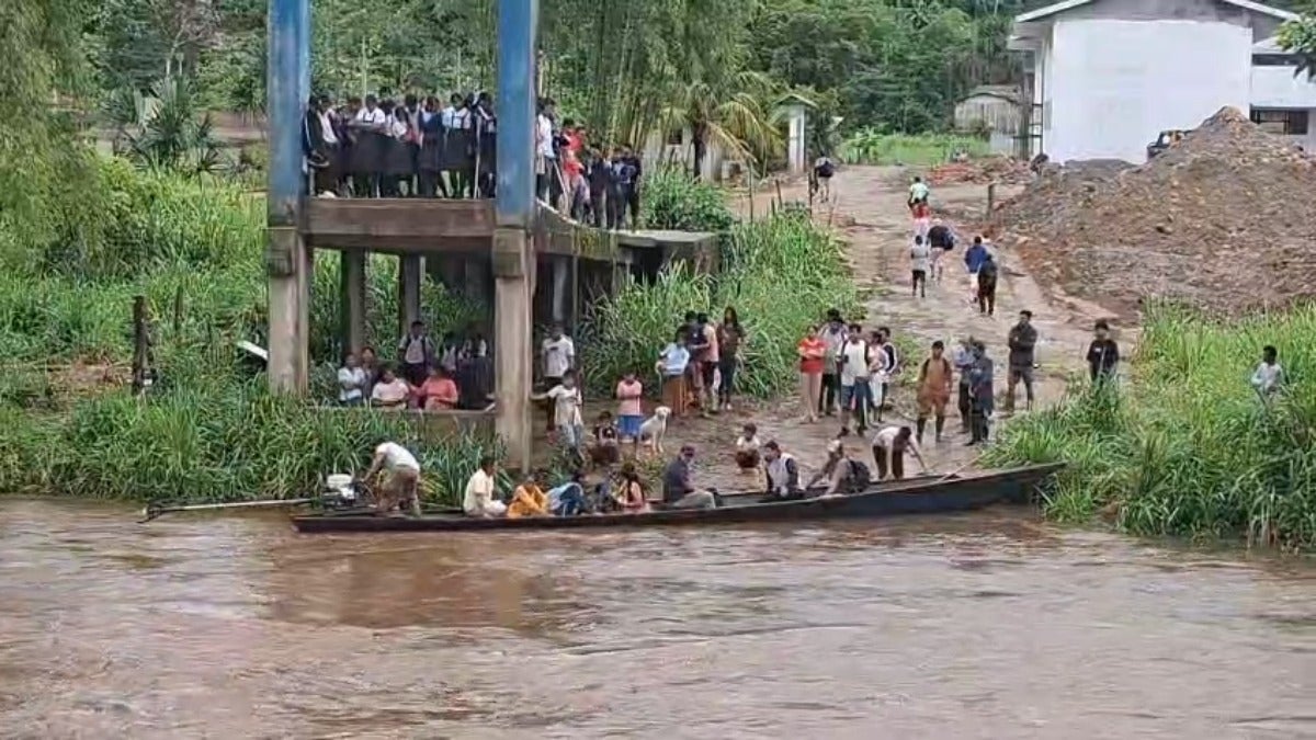 La comunidad nativa Wawas se ha quedado aislada totalmente