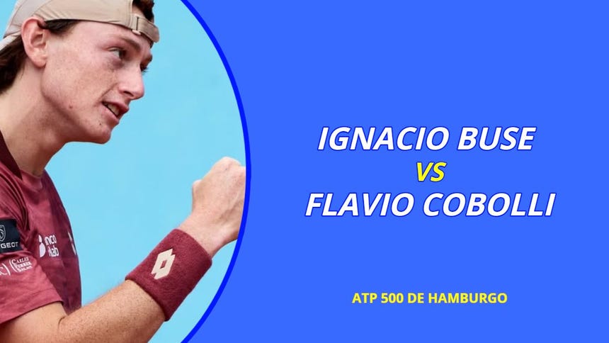 Ignacio Buse vs Flavio Cobolli EN VIVO: ¿a qué hora juegan y dónde ver la primera ronda del ATP 500 de Hamburgo?