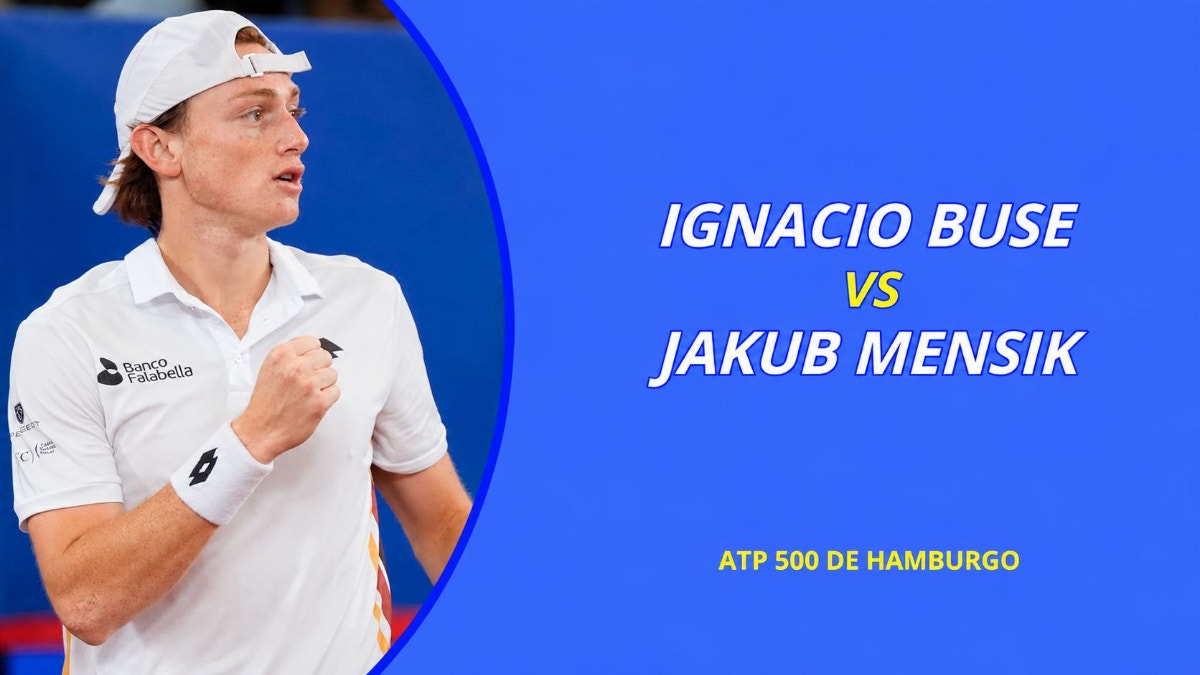 Buse vs Mensik horario y dónde ver octavos ATP 500 Hamburgo