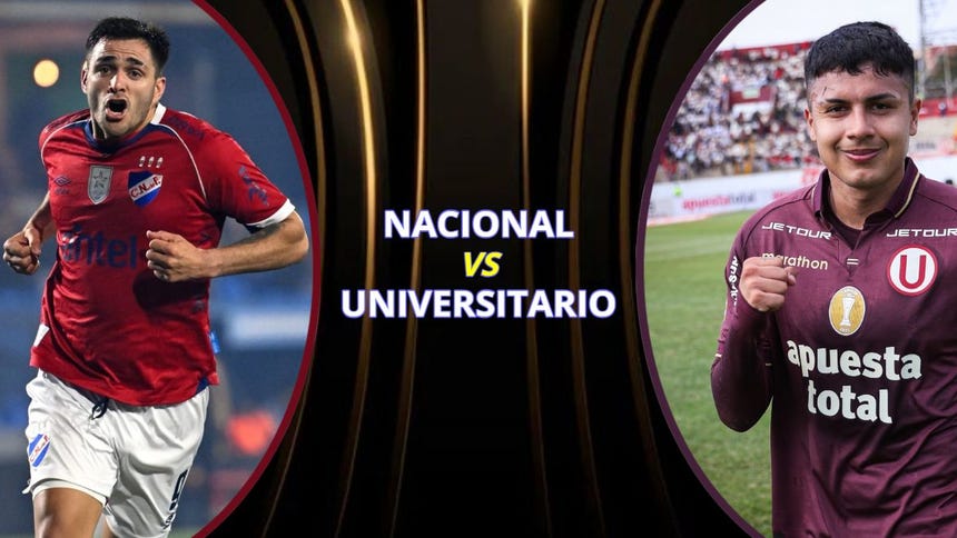 Universitario vs Nacional EN VIVO: se enfrentan en Montevideo por la Copa Libertadores 2026