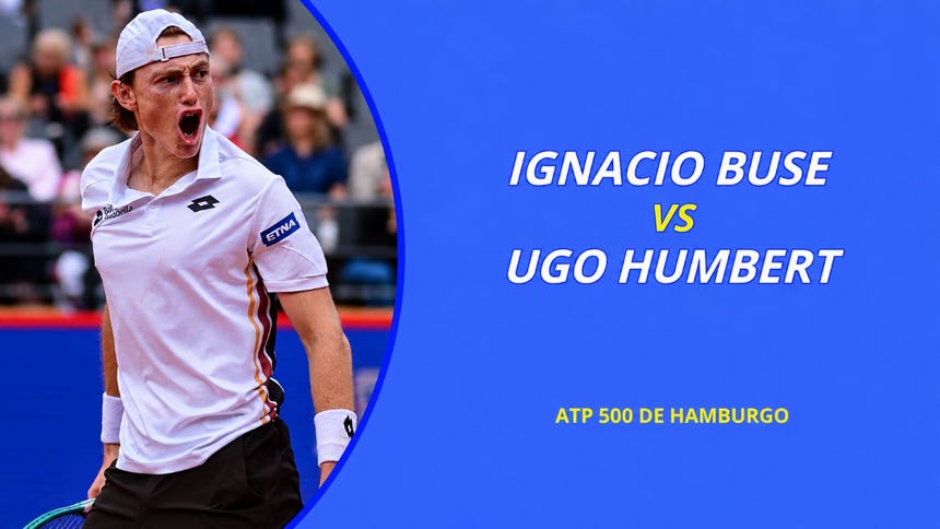 Ignacio Buse vs. Ugo Humbert: ¿a qué hora juegan y dónde ver por cuartos de final del ATP 500 de Hamburgo?