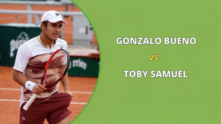 Gonzalo Bueno vs. Toby Samuel: ¿a qué hora juegan y dónde ver ronda final de la Qualy de Roland Garros?