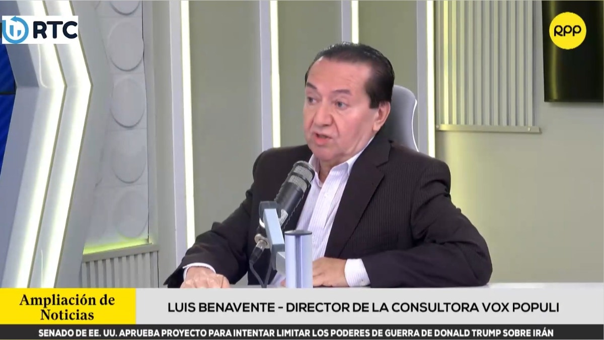 Luis Benavente sobre ventaja de Keiko Fujimori en intención de voto: 