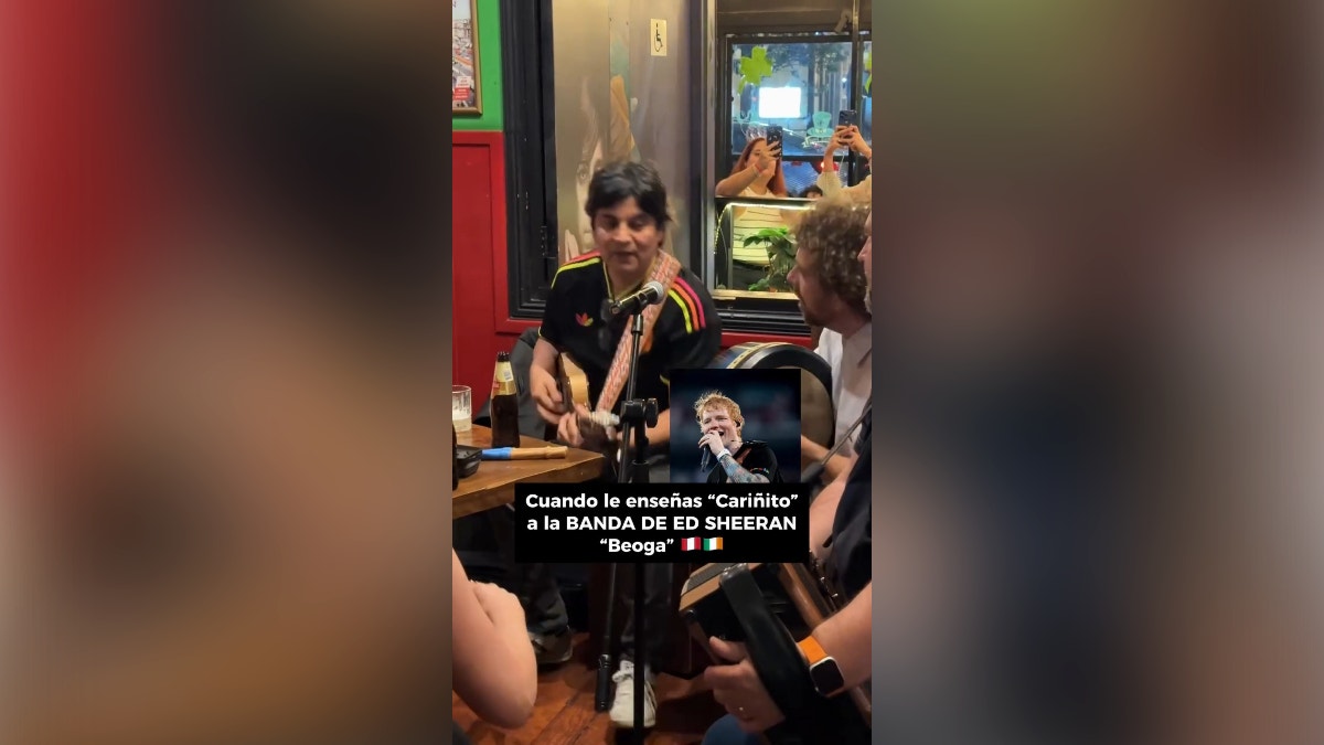 Banda de Ed Sheeran sorprende al interpretar ‘Cariñito’ junto a Lucho Quequezana