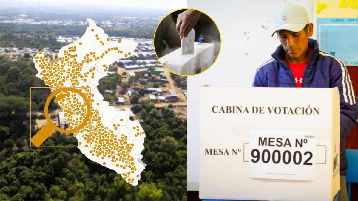 Mesas 900 mil en el Perú: de 495 a 4,703 en 20 años y cómo votaron estas zonas en la primera vuelta