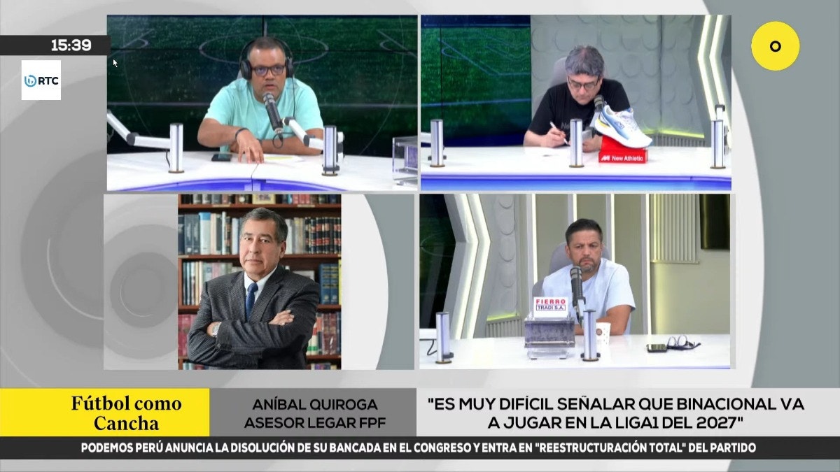 Asesor legal de la FFP cuestiona que Binacional pueda jugar la Liga1 2027