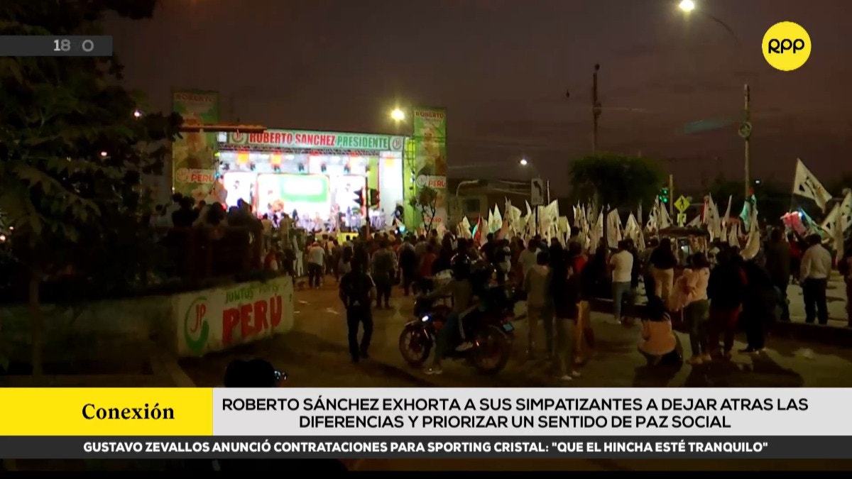Roberto Sánchez convoca a la unidad y la 
