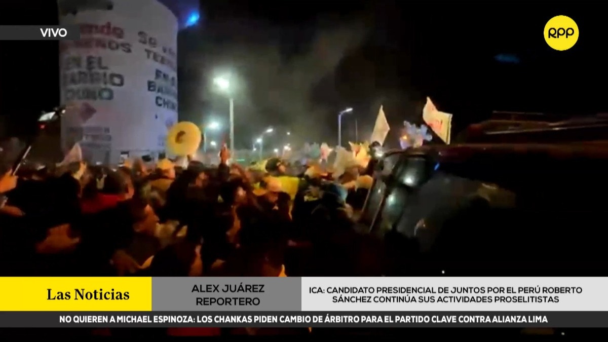 Ica: periodistas son agredidos con tubos de plástico tras mitin de Roberto Sánchez