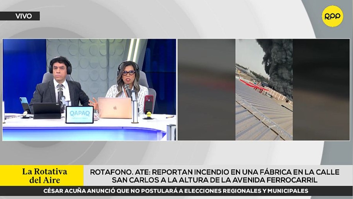 Incendio en Ate: vecinos advierten que cerca de la fábrica siniestrada hay un grifo