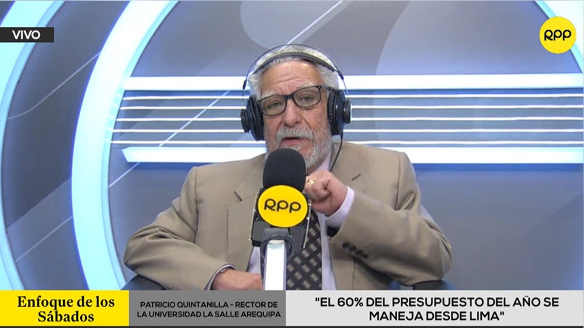 Patricio Quintanilla sobre región Arequipa: 