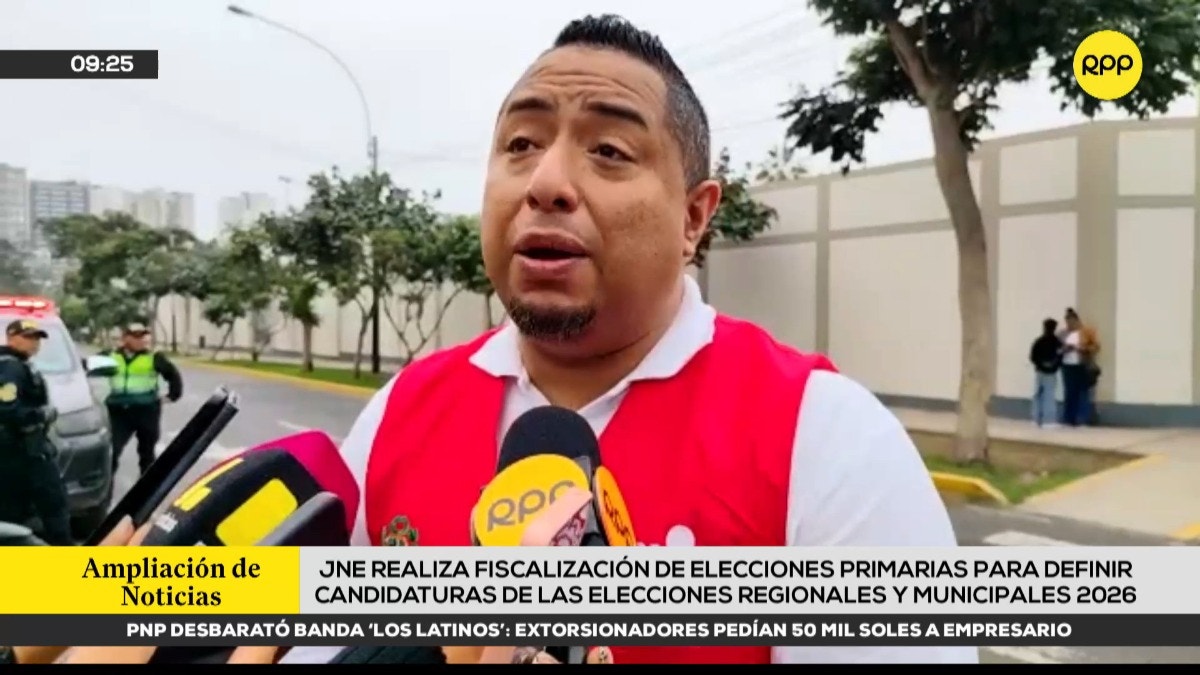 Elecciones Regionales y Municipales 2026: JNE fiscaliza primarias para definir candidatos en modalidad de afiliados