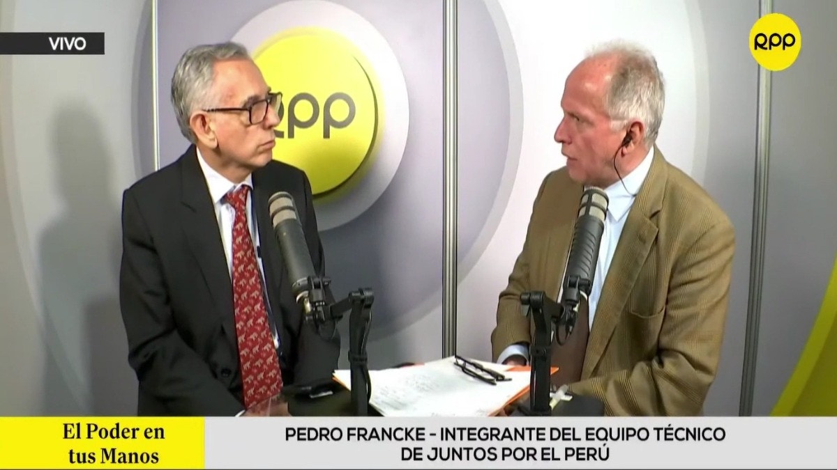 Pedro Francke reconoce que ideas sobre inversión privada y equilibrio fiscal se trabajaron con equipo para la segunda vuelta electoral