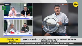 La palabra de Marco Huamán para Fútbol como cancha tras ganar el Torneo Apertura con Alianza Lima
