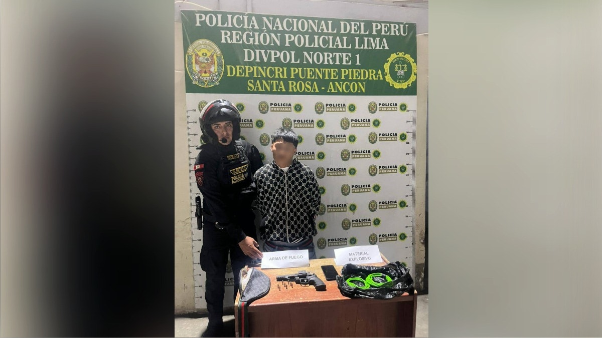 Capturan en Ancón a joven de 19 años acusado de extorsionar a empresa de mototaxis y a obra de construcción