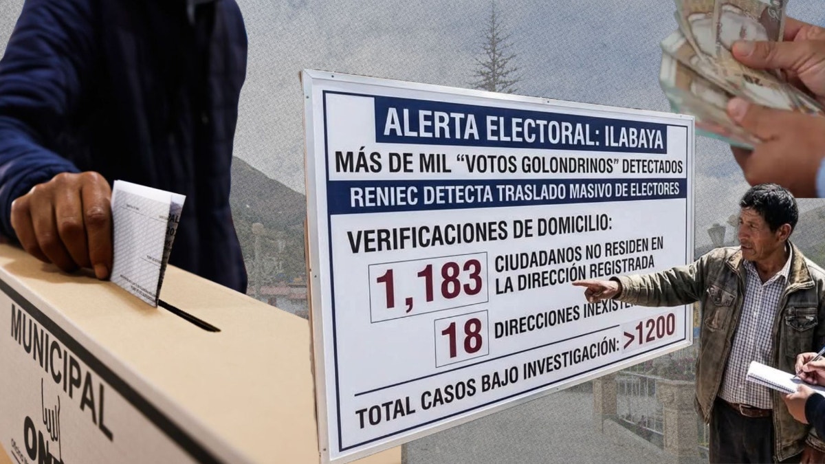 ¿Votos golondrinos?: Detectan cambios irregulares de domicilio para las Elecciones Regionales y Municipales en distritos con mayor canon minero