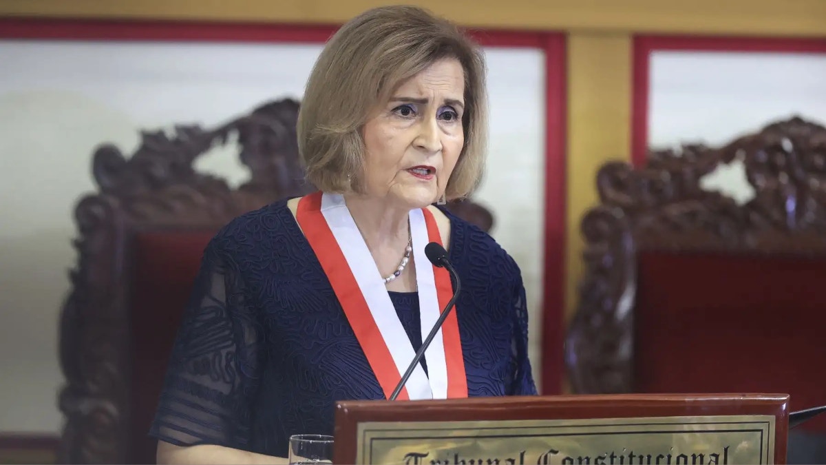 Luz Pacheco renunció a la Presidencia del Tribunal Constitucional