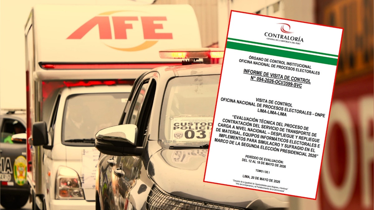 ONPE adjudicó a Consorcio AFE transporte electoral por S/ 6,6 millones pese a mayores tarifas frente a la primera vuelta