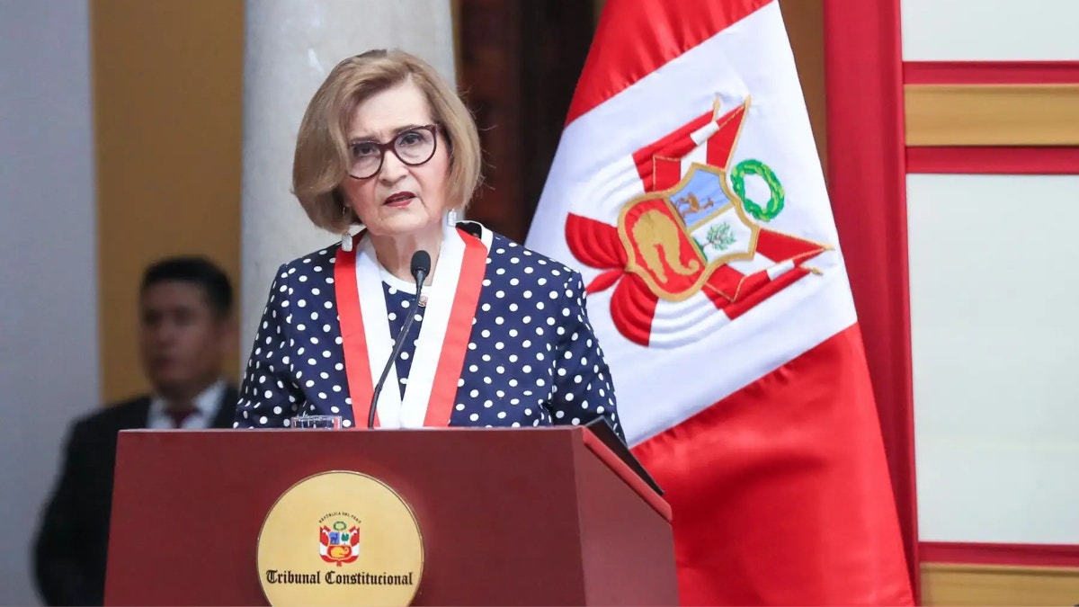 Luz Pacheco se pronunció tras su renuncia a la presidencia del TC: 