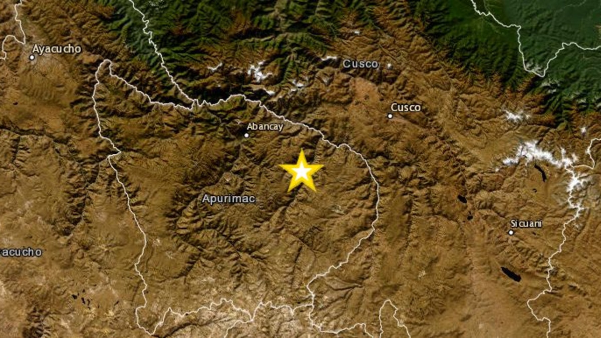 Un sismo de magnitud 4.5 remeció la región Apurímac esta mañana