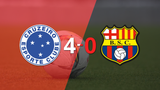 Copa Libertadores: Matheus Pereira anotó un doblete en la goleada 4-0 de Cruzeiro a Barcelona