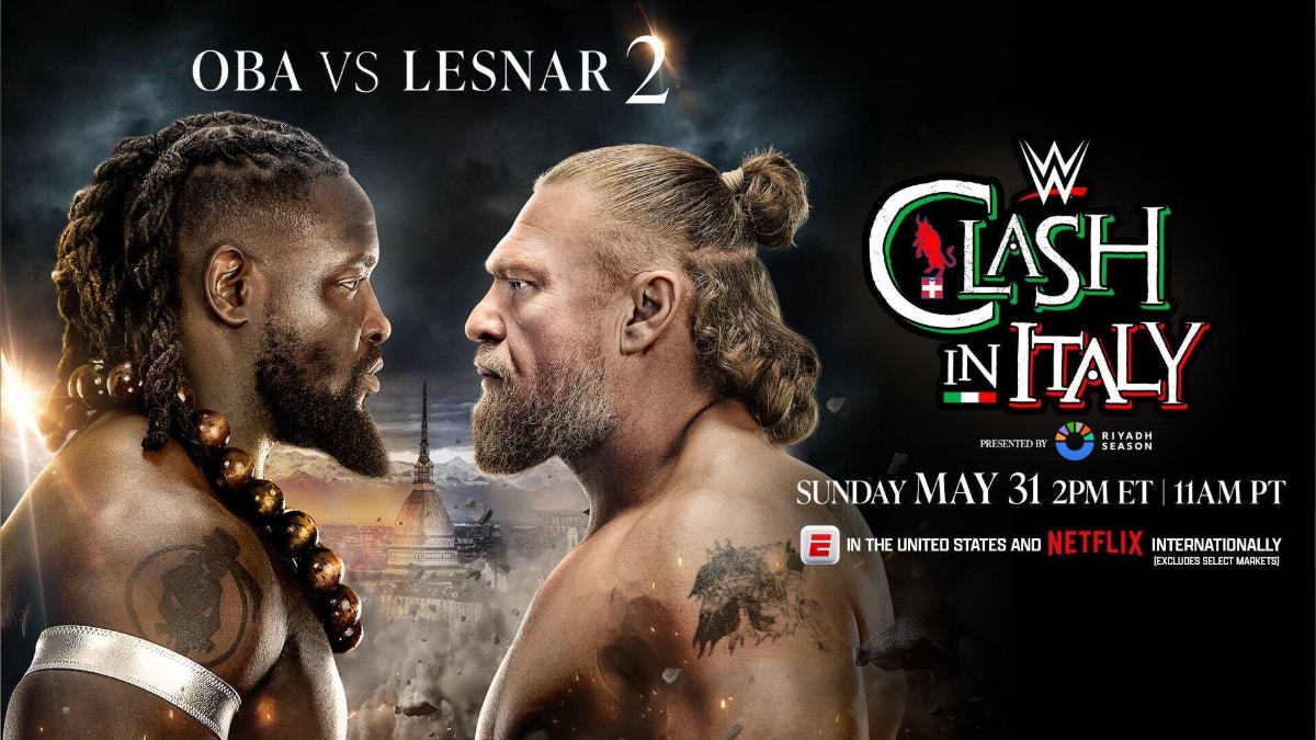 WWE Clash in Italy: Oba Femi vs. Brock Lesnar - conoce la cartelera confirmada, horarios y dónde ver el evento en vivo
