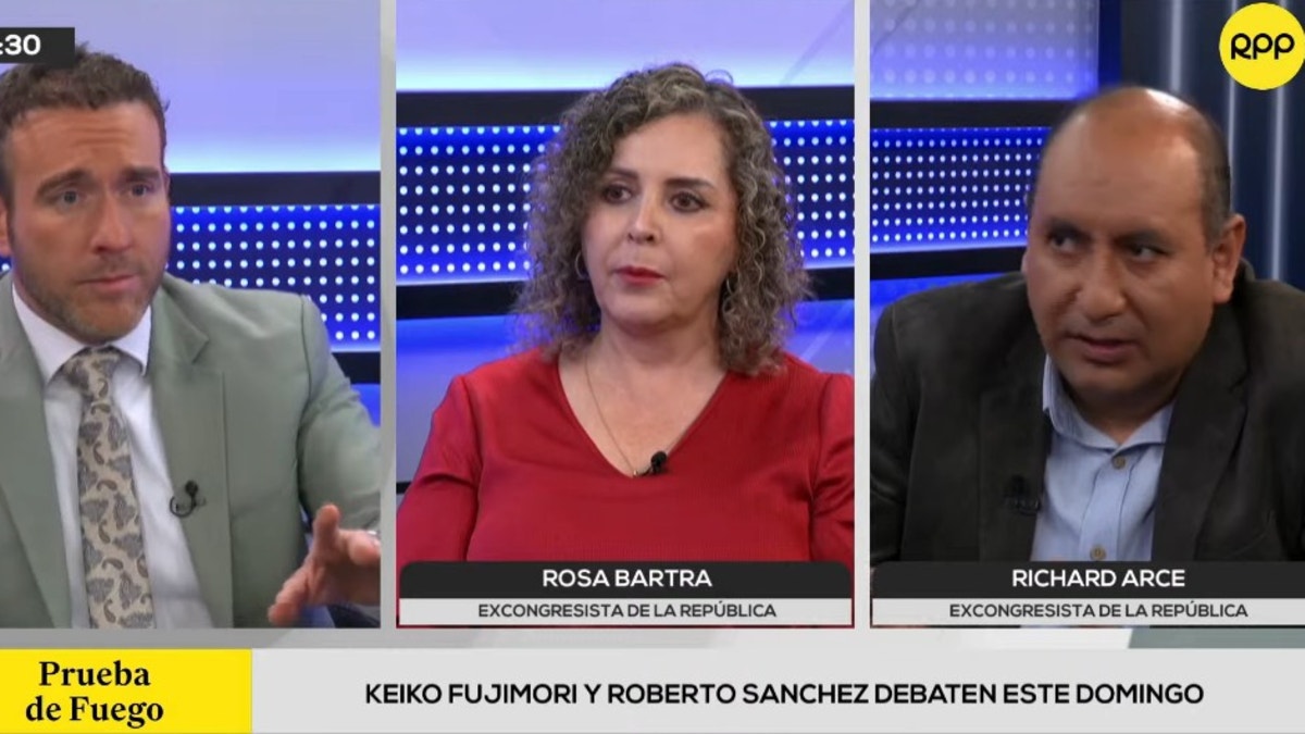 Debate presidencial: Bartra y Arce analizaron lo que será el encuentro entre los candidatos Fujimori y Sánchez previo a las elecciones
