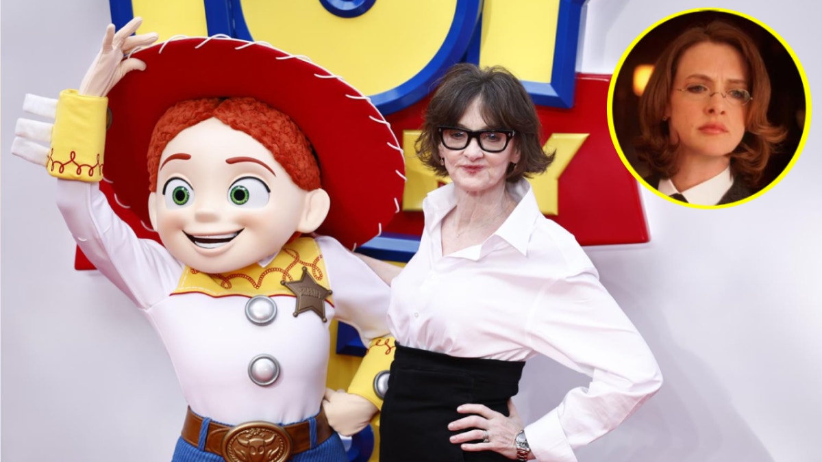 Después de 11 años, Joan Cusack vuelve a brillar en una alfombra roja por ‘Toy Story 5’