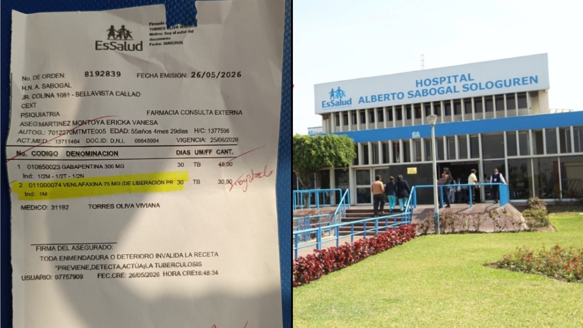 Callao: reportan desabastecimiento de medicamento de Psiquiatría en el hospital Sabogal