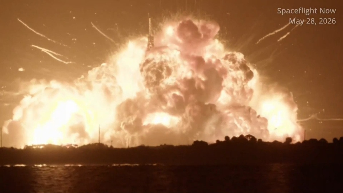 Cohete de Blue Origin explota durante una prueba en plataforma de lanzamiento [VIDEO]