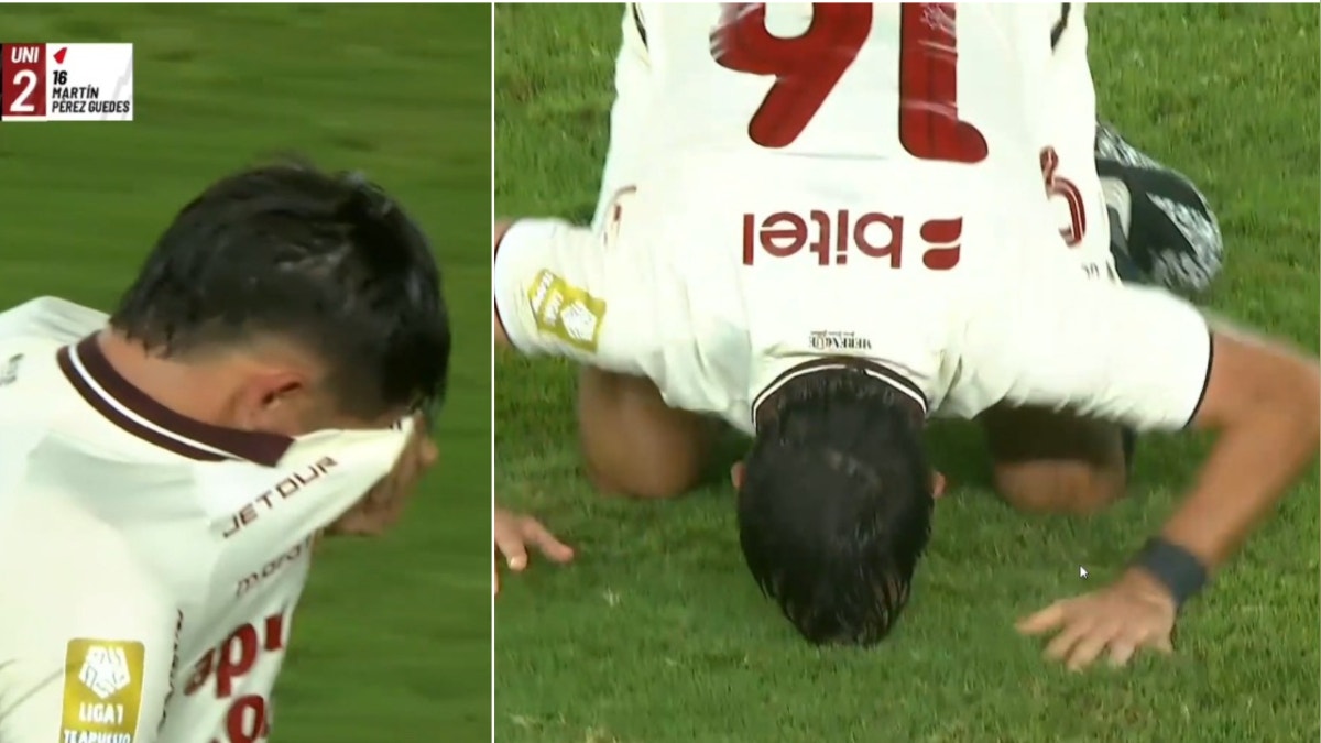 Emotivo adiós: entre lágrimas, Pérez Guedes se despidió de Universitario [VIDEO]