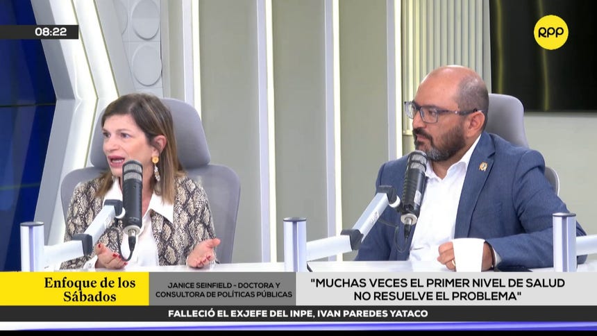 Janice Seinfeld, doctora y consultora de políticas públicas. 