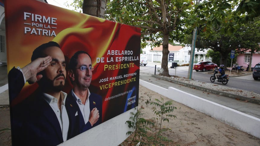 Cartel de campaña de Abelardo de la Espriella.