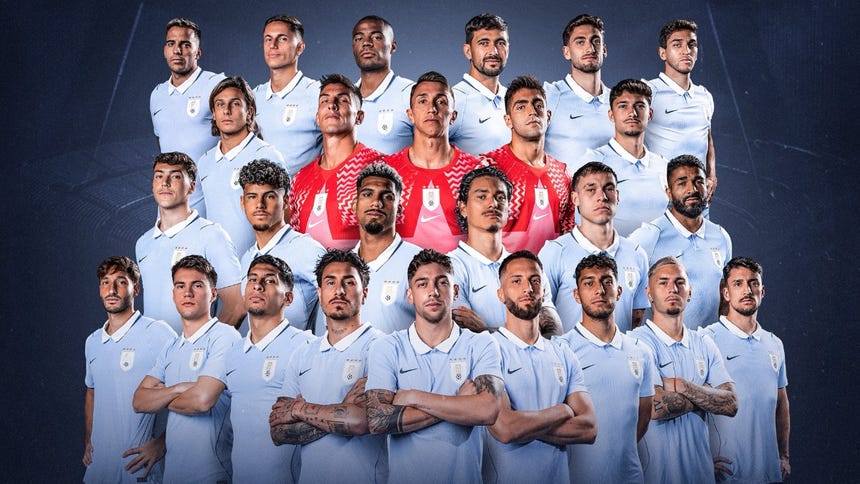 Mundial 2026: Uruguay presentó lista final de convocados sin
