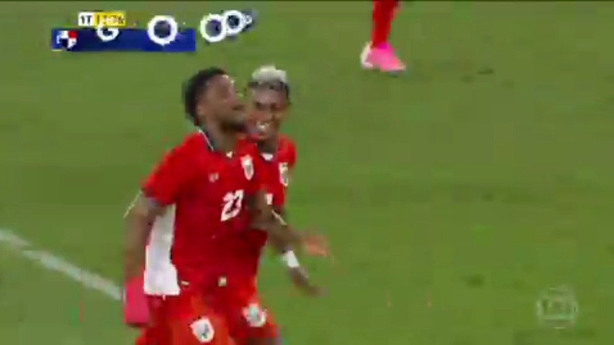 Murillo anotó el 1-1 para Panamá.