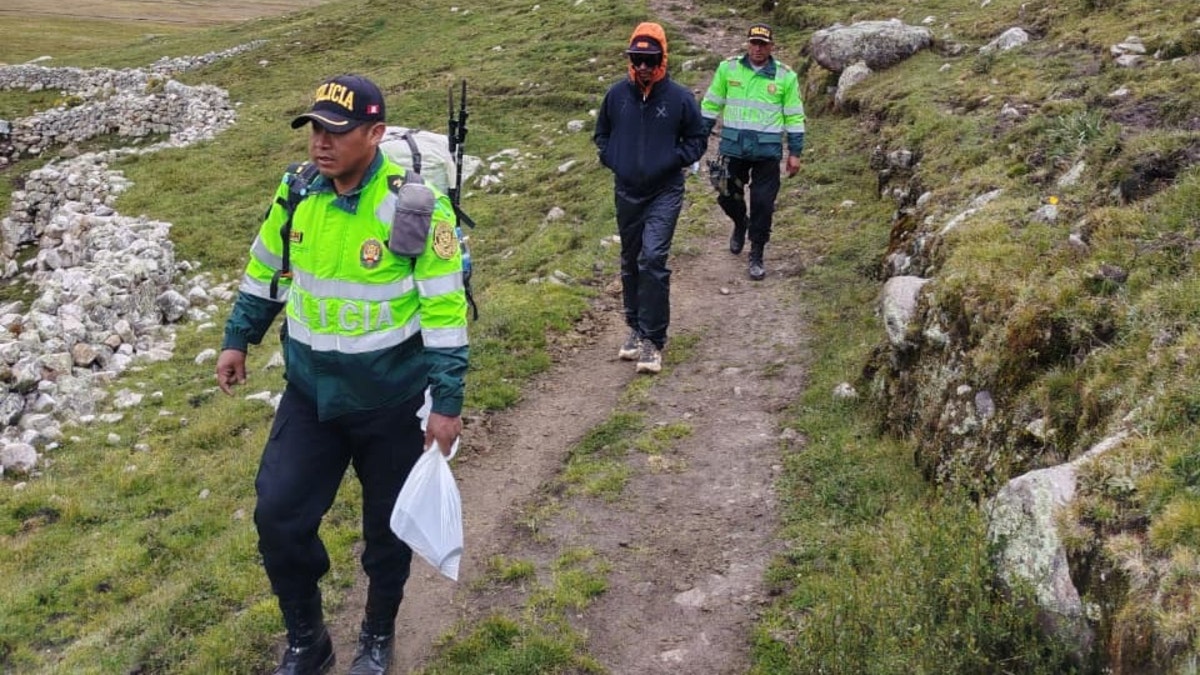 Huánuco: rescatan a excursionista italiano que se extravió en la Cordillera Huayhuash