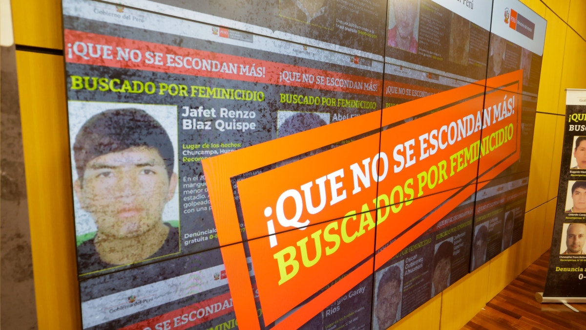 MIMP lanza campaña para capturar a feminicidas prófugos con recompensa de hasta 80 mil soles