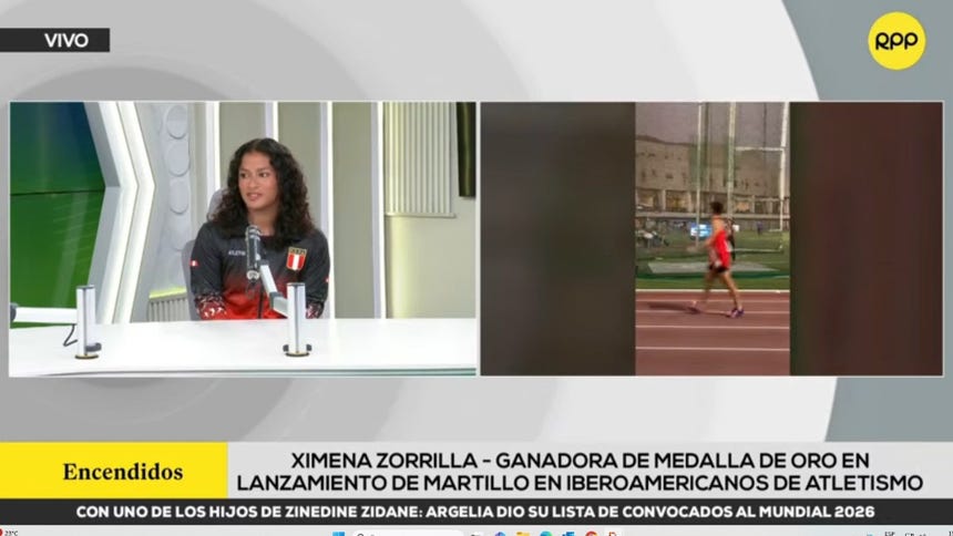 Ximena Zorrilla, medallista de oro en el Campeonato Iberoamericano de Atletismo Lima 2026