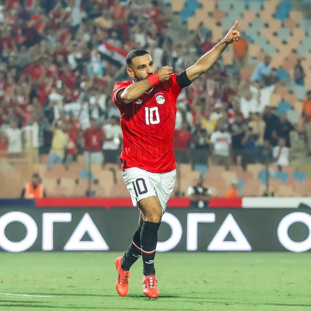 Mohamed Salah, jugador de Egipto.