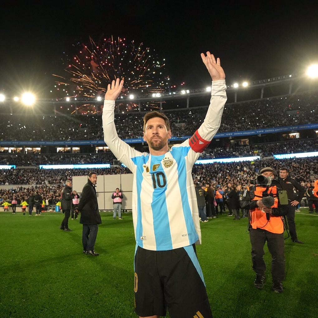 Lionel Messi, jugador de la Selección de Argentina.