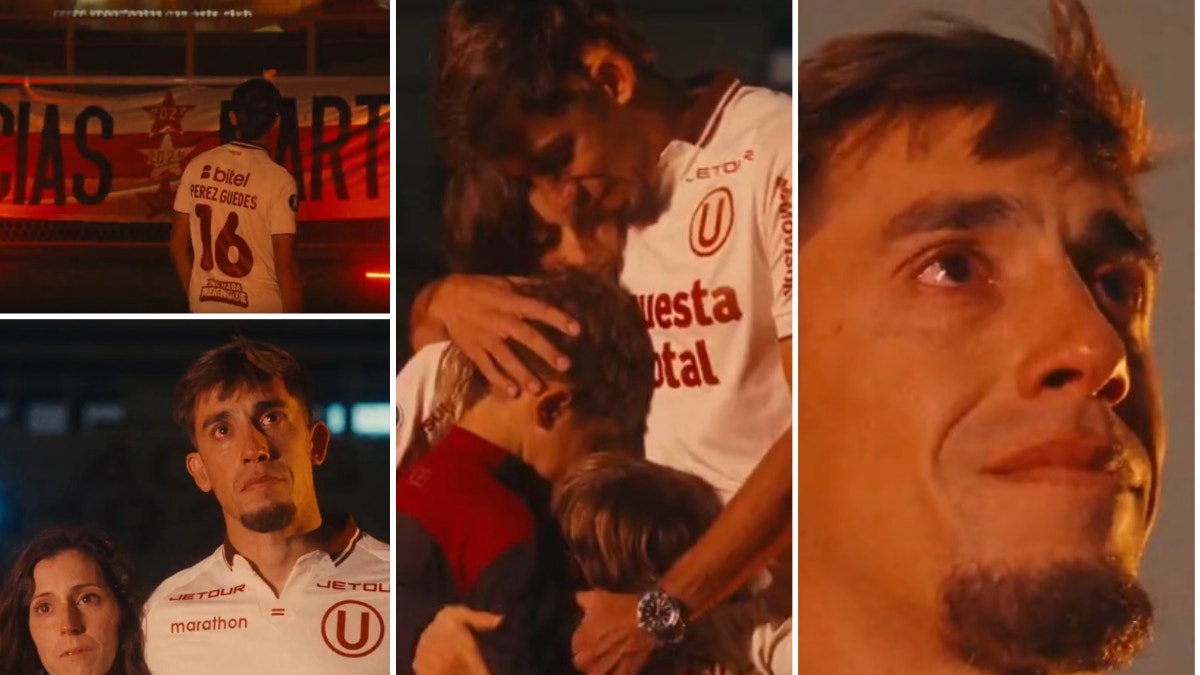 Martín Pérez Guedes se conmueve con emotivo video que le dedicó Universitario: 