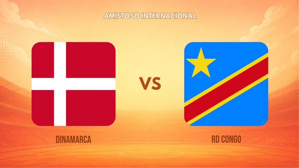 Dinamarca vs RD Congo EN VIVO vía Disney+: juegan en Lieja partido amistoso previo al Mundial 2026
