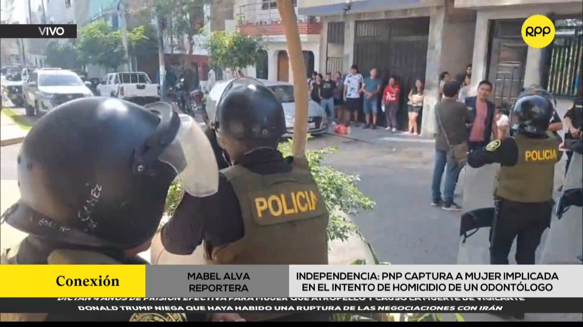 Policía captura a mujer implicada en intento de asesinato de odontólogo en Independencia